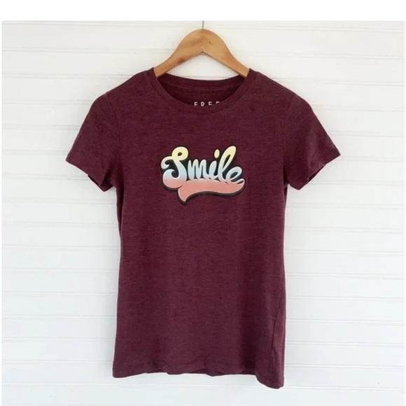 Free State Red Fitted Short Sleeve Tee - Picture 2 of 6